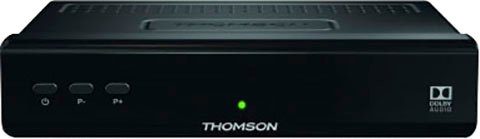 Thomson »THS210« SAT-Receiver (DVB-S2 Receiver, frei empfangbare TV  Programme in HD, USB Anschluss zur Wiedergabe von Dateien3 und Software-  Update, Energiesparmodus, 8 programmierbare Timer Modi, 8 Favoritenlisten  für TV und Radioprogramme)