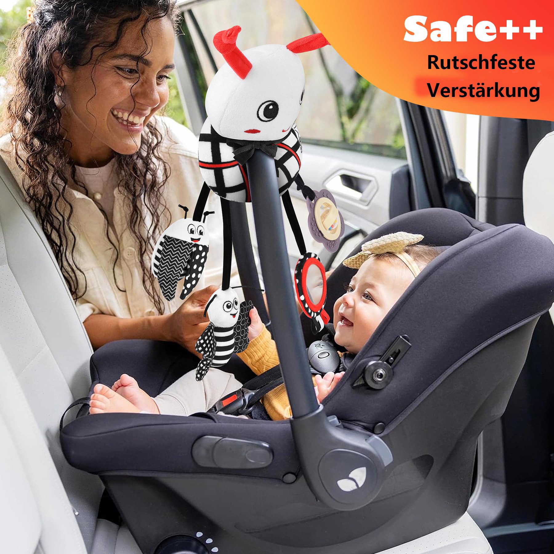 CLTYQ Kinderwagenkette Kinderwagenkette Kinderwagenspielzeug Anhänger für günstig online kaufen