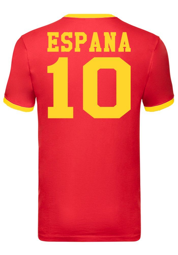 Sport Blondie Trikot America Copa Fussball Brownie Spain Spanien WM Body T-Shirt Weltmeister &