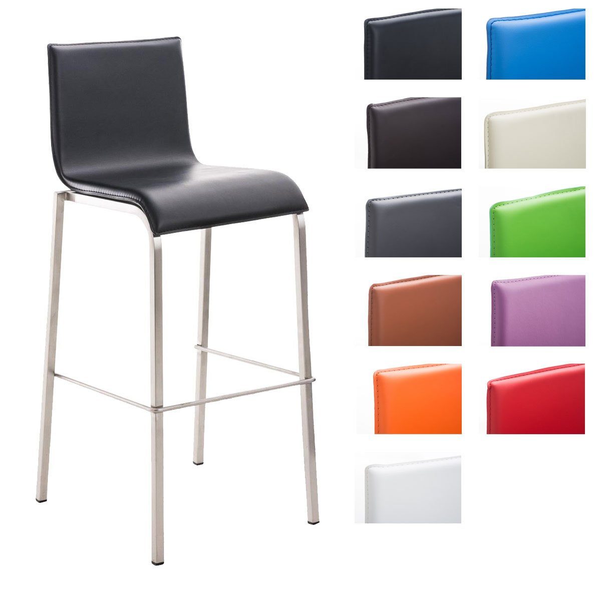 CLP Barhocker Avola Kunstleder flach E78, günstig online kaufen