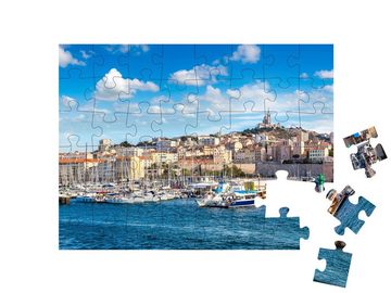 puzzleYOU Puzzle Notre Dame de la Garde, Marseille, Frankreich, 48 Puzzleteile, puzzleYOU-Kollektionen Provence