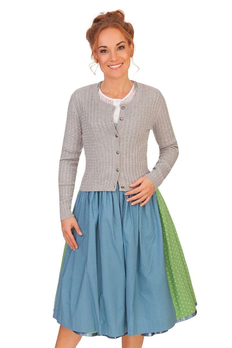Hammerschmid Trachtenjacke Trachten Strickjacke - REIT - hellgrau – Bild 3 von 4