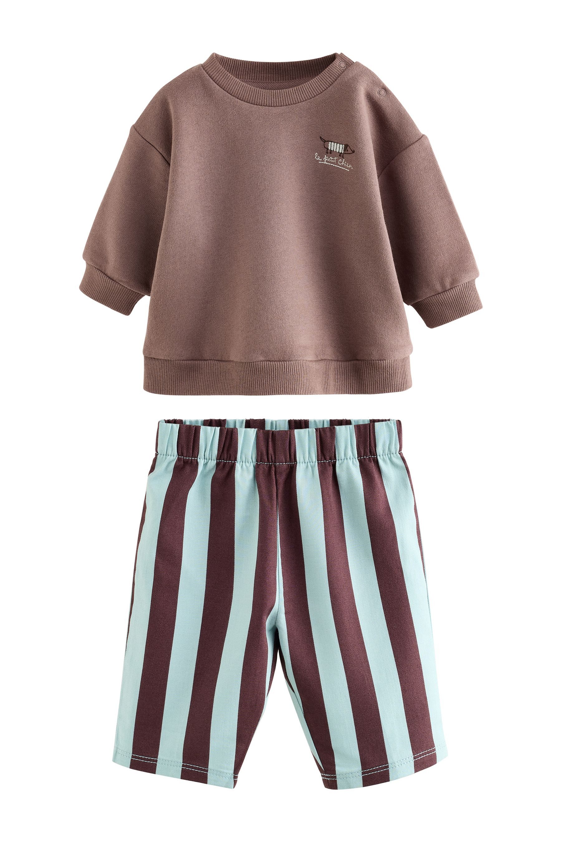 Next Top & Hose Babyset aus Sweatshirt und Hose (2-tlg)