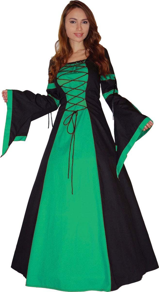 Kostüm Mittelalter Kleid Keyla LARP rot oder grün