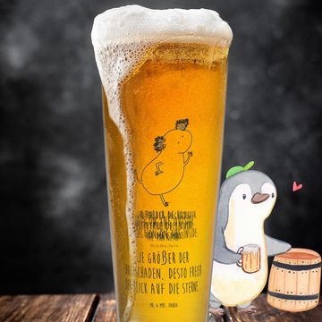 Mr. & Mrs. Panda Bierglas Axolotl Tanzen, Bierglas, Bierkrug, Bier Glas, Vatertag, Bier Krug, Premium Glas, Hochwertige Gravur