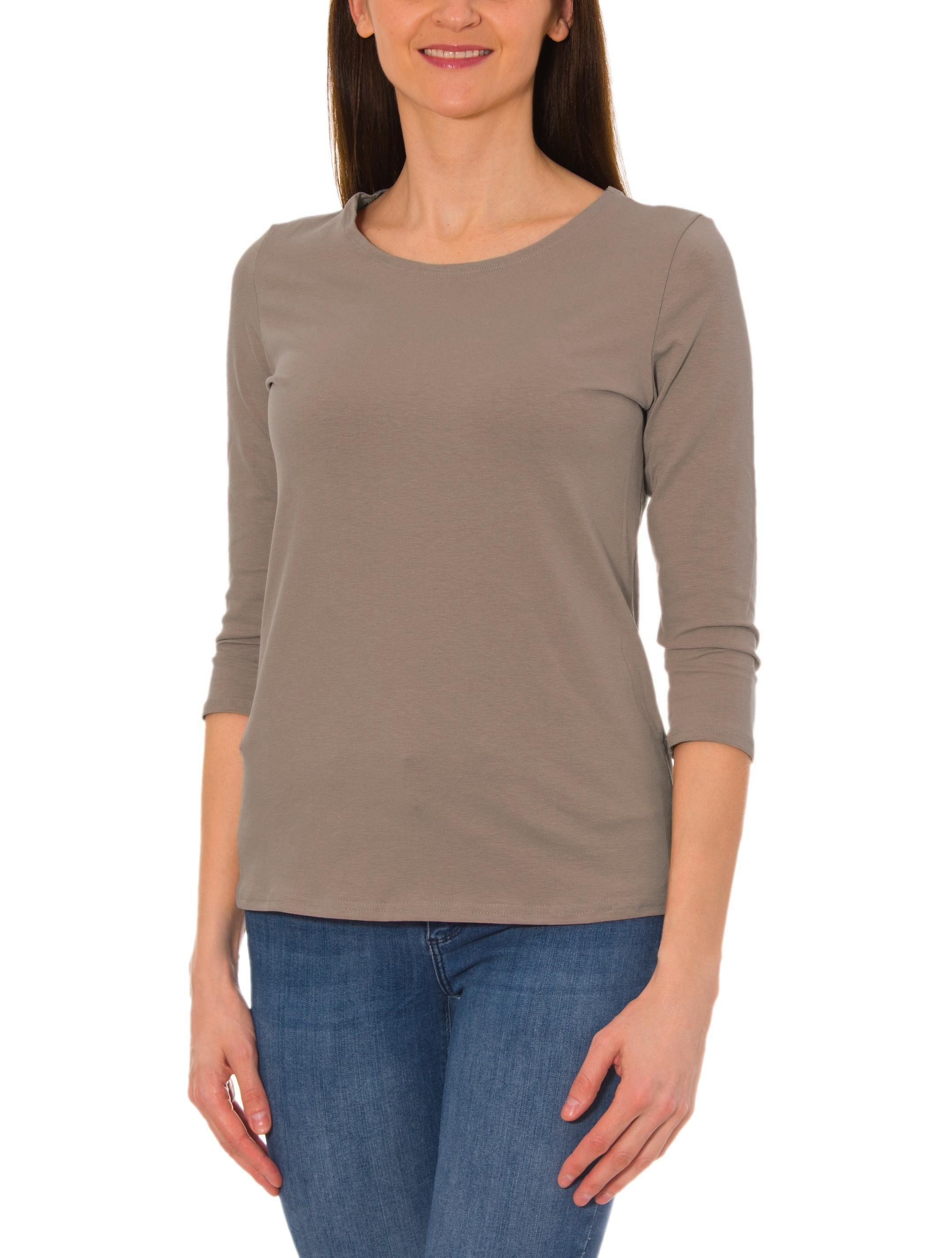 Alkato Longshirt Alkato Damen Shirt 3/4 günstig online kaufen