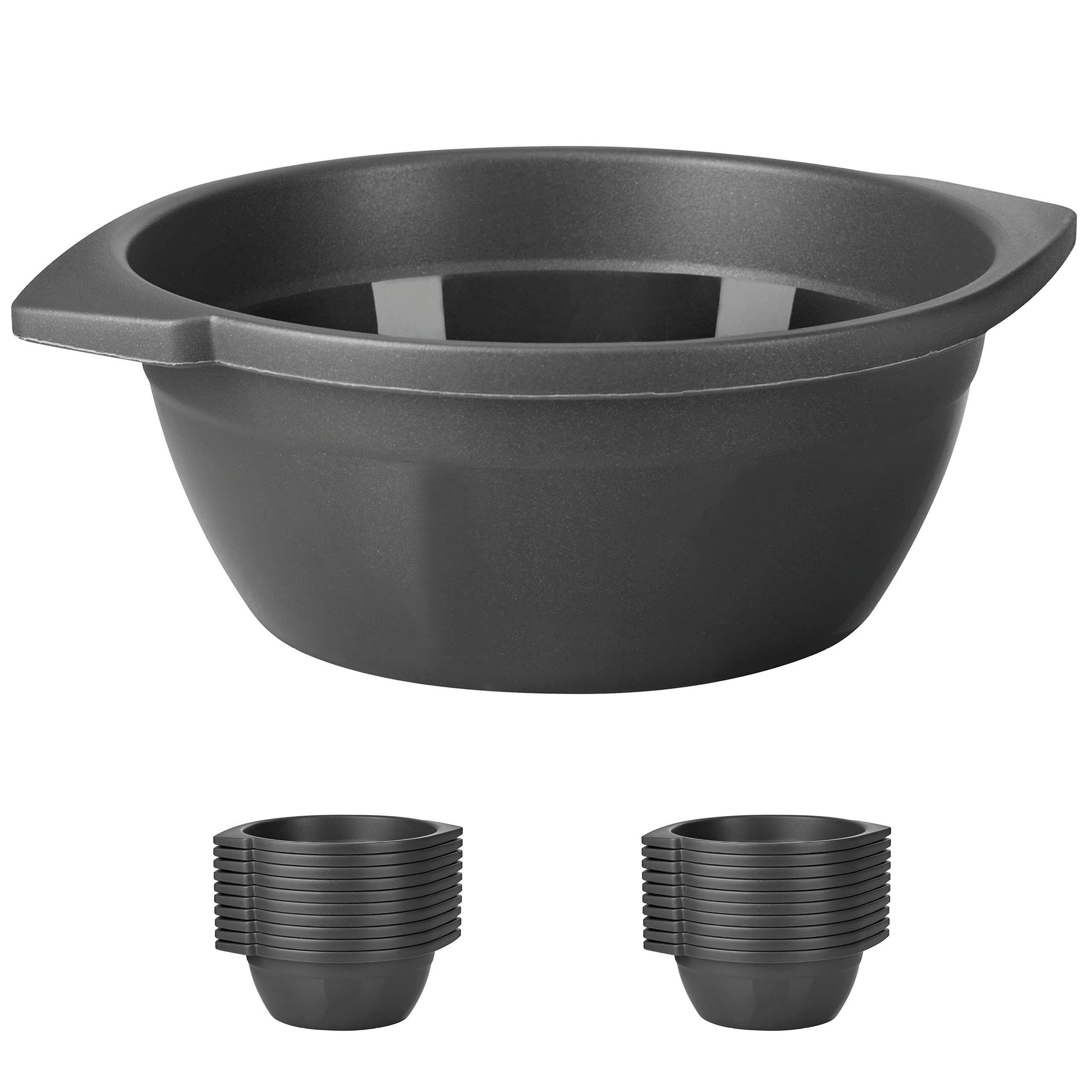 Grizzly Müslischale 20er Set Mehrweg Müslischalen – spülmaschinenfest, bruchsicher, (20-tlg), Stabil, wiederverwendbar & 100% recycelbar