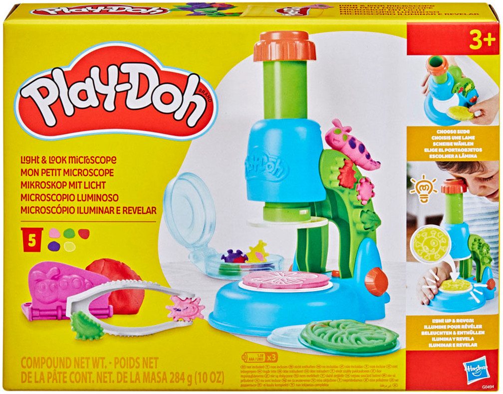 Hasbro Knetform-Set Play-Doh, Mikroskop mit Licht