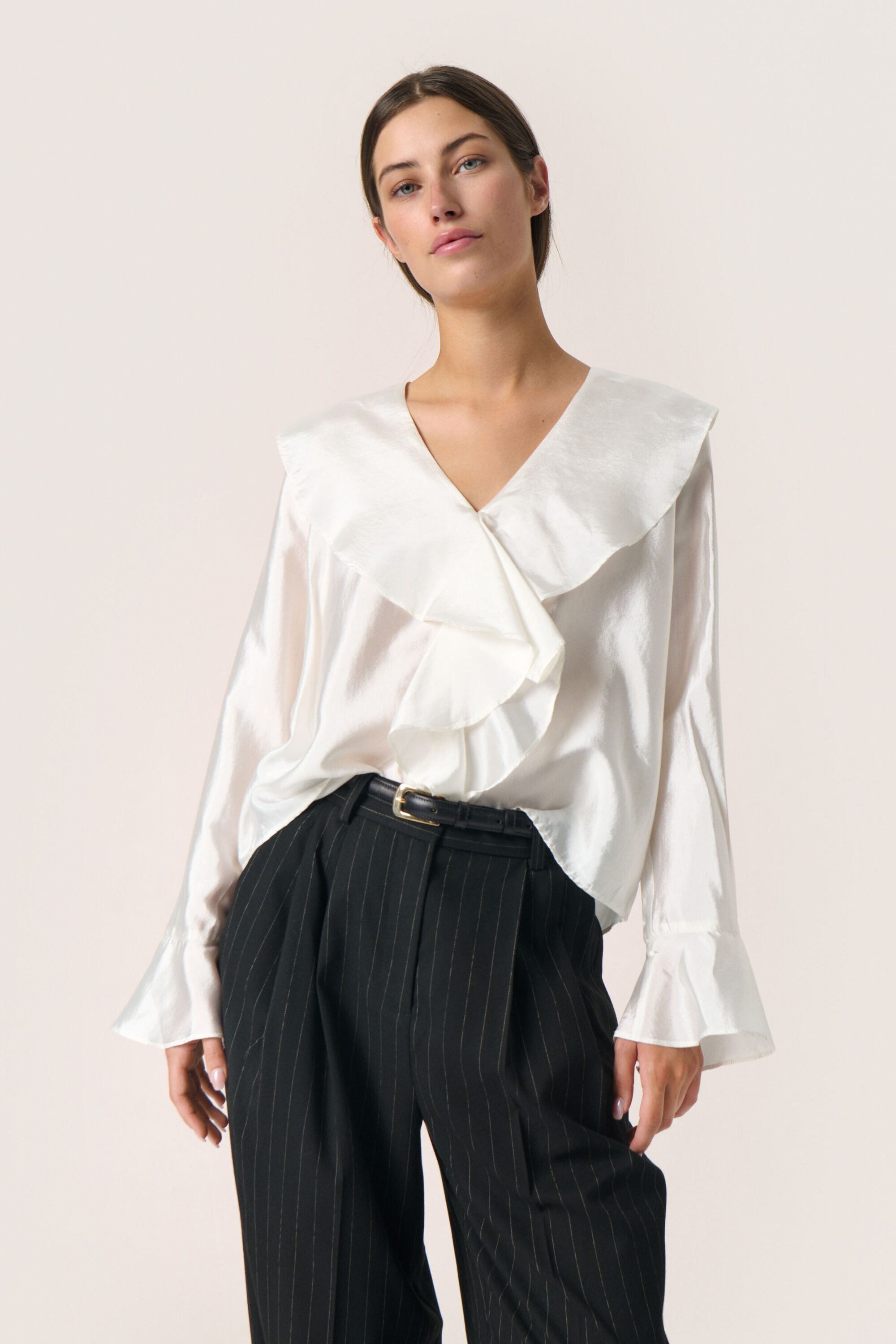 SOAKED IN LUXURY Langarmbluse Langarm-Bluse SLKarolina günstig online kaufen