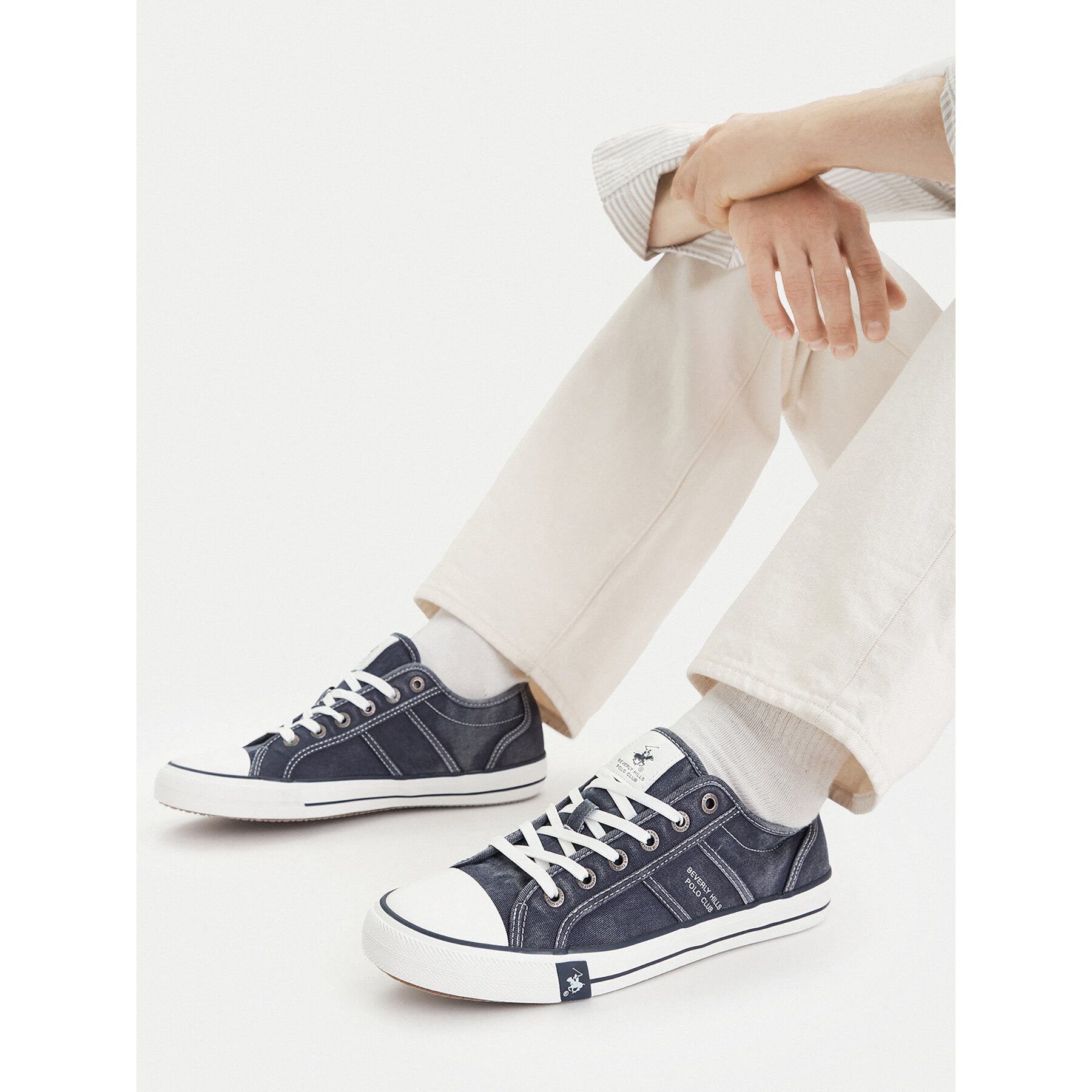 BEVERLY HILLS POLO CLUB Beverly Hills Polo Club Herren-Sneaker in Marineblau Sneaker