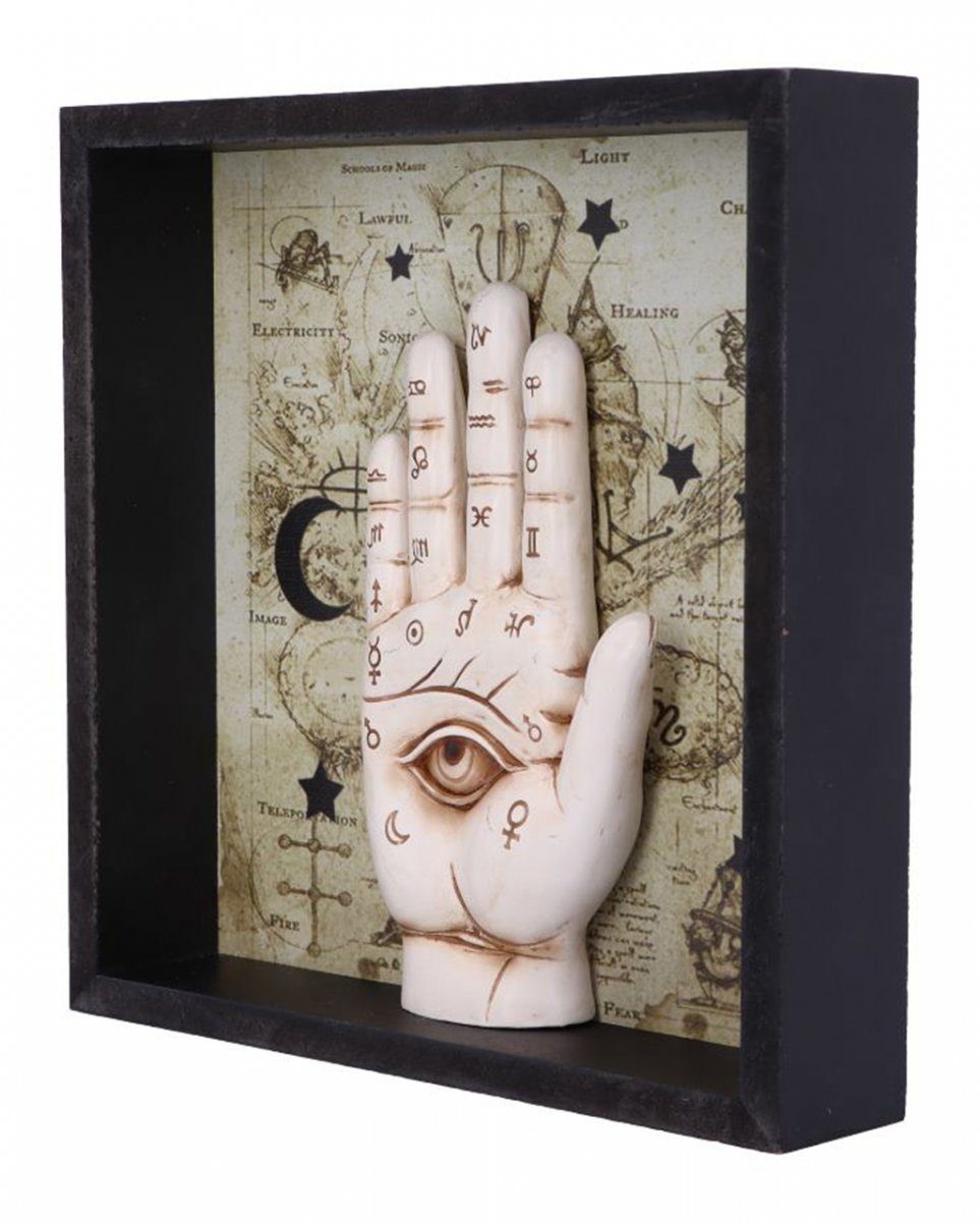 als Chiromancy Horror-Shop 20cm Dekofigur Wandbild Wahrsage-Hand