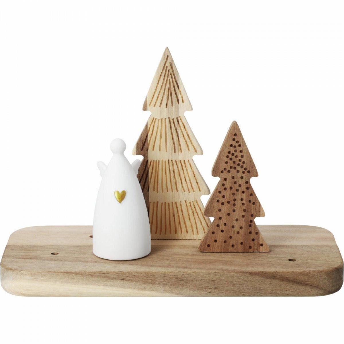 Räder Dekofigur Design Weihnachtslandschaft Engel (22x10x15cm)