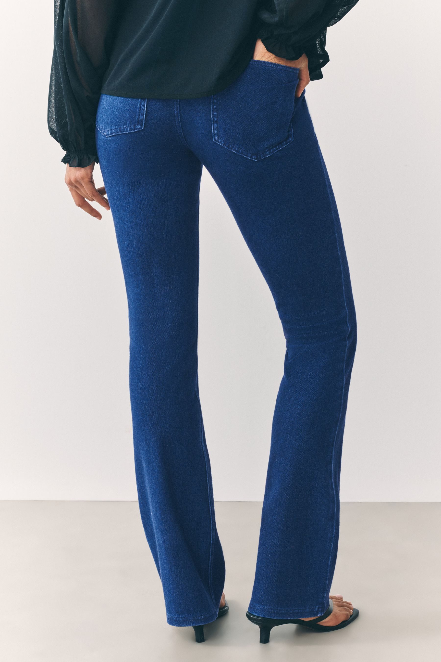 Next Jeansleggings Bootcut-Leggings aus Jersey-Denim (1-tlg)