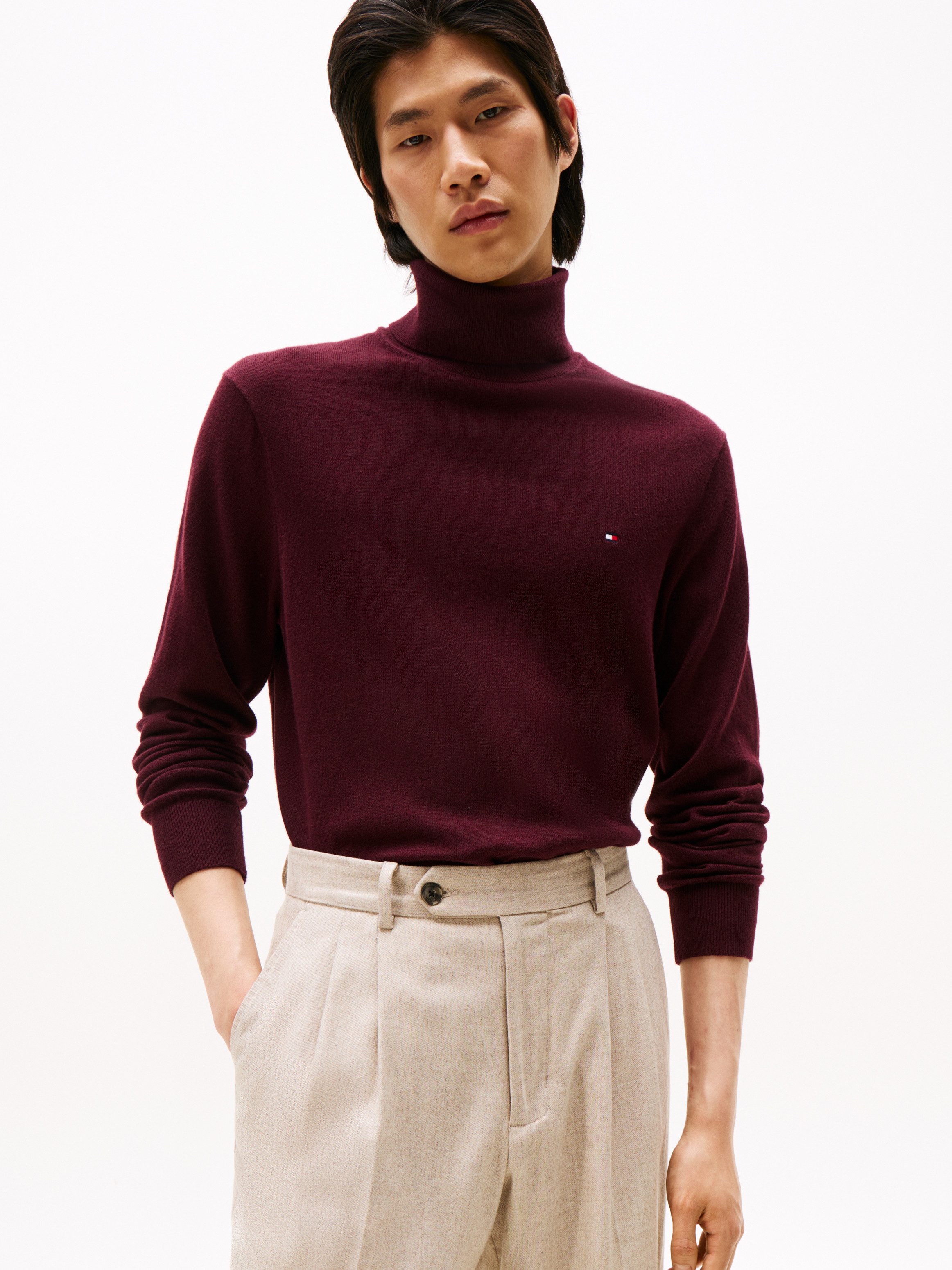 Tommy Hilfiger Rollkragenpullover PIMA ORG CTN günstig online kaufen