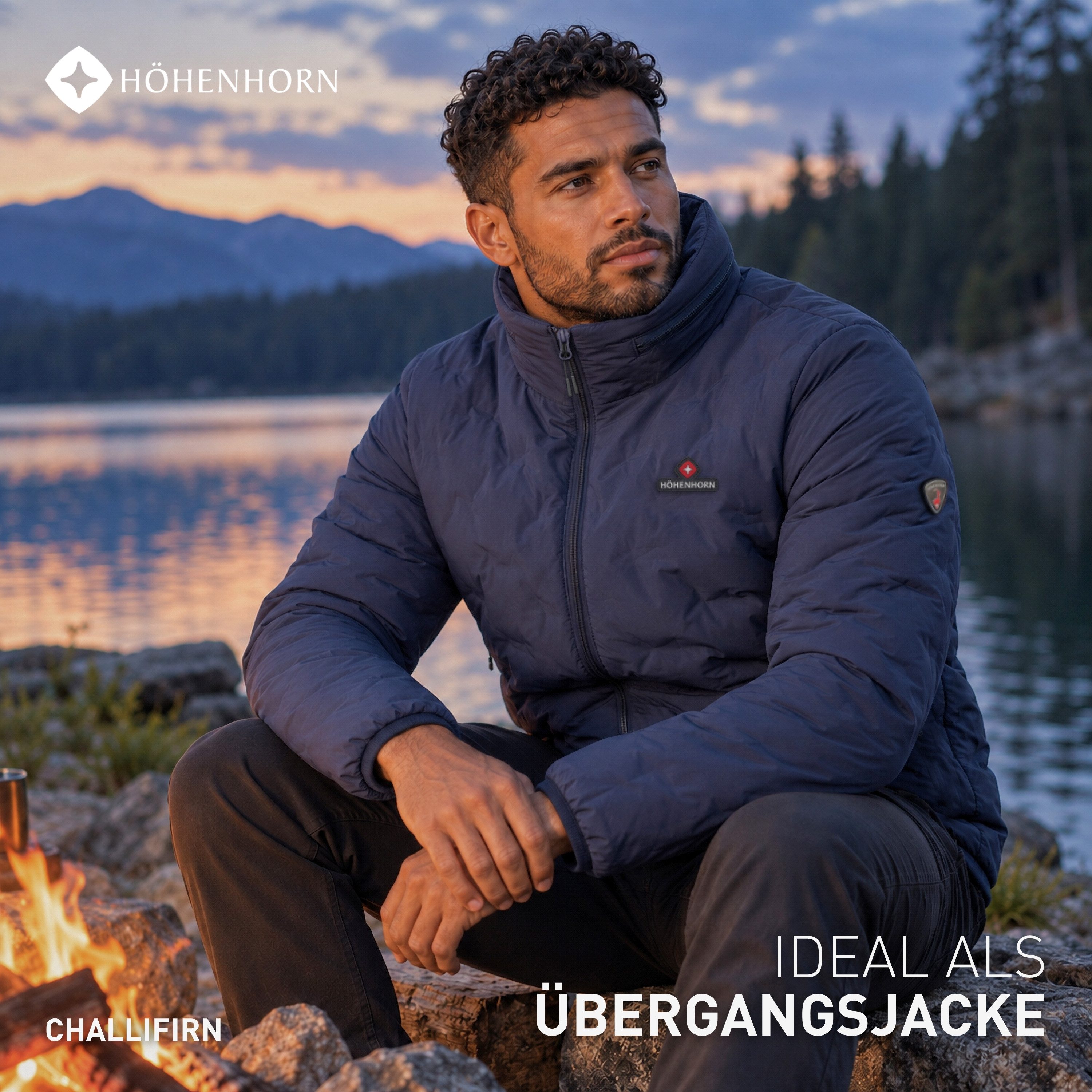 Höhenhorn Steppjacke Challifirn Herren Jacke für Männer Übergangsjacke Steppjacke (Steppjacken) – Bild 4 von 5