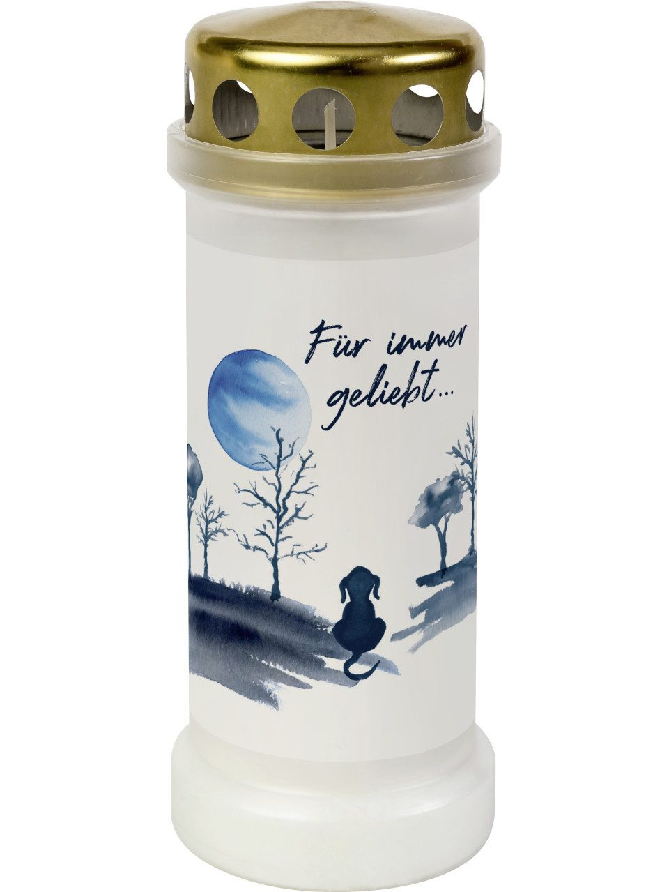 Bolsius Grabkerze Bolsius Dauerbrenner Nr. 6 Hund weiß, Höhe: 17,3 günstig online kaufen