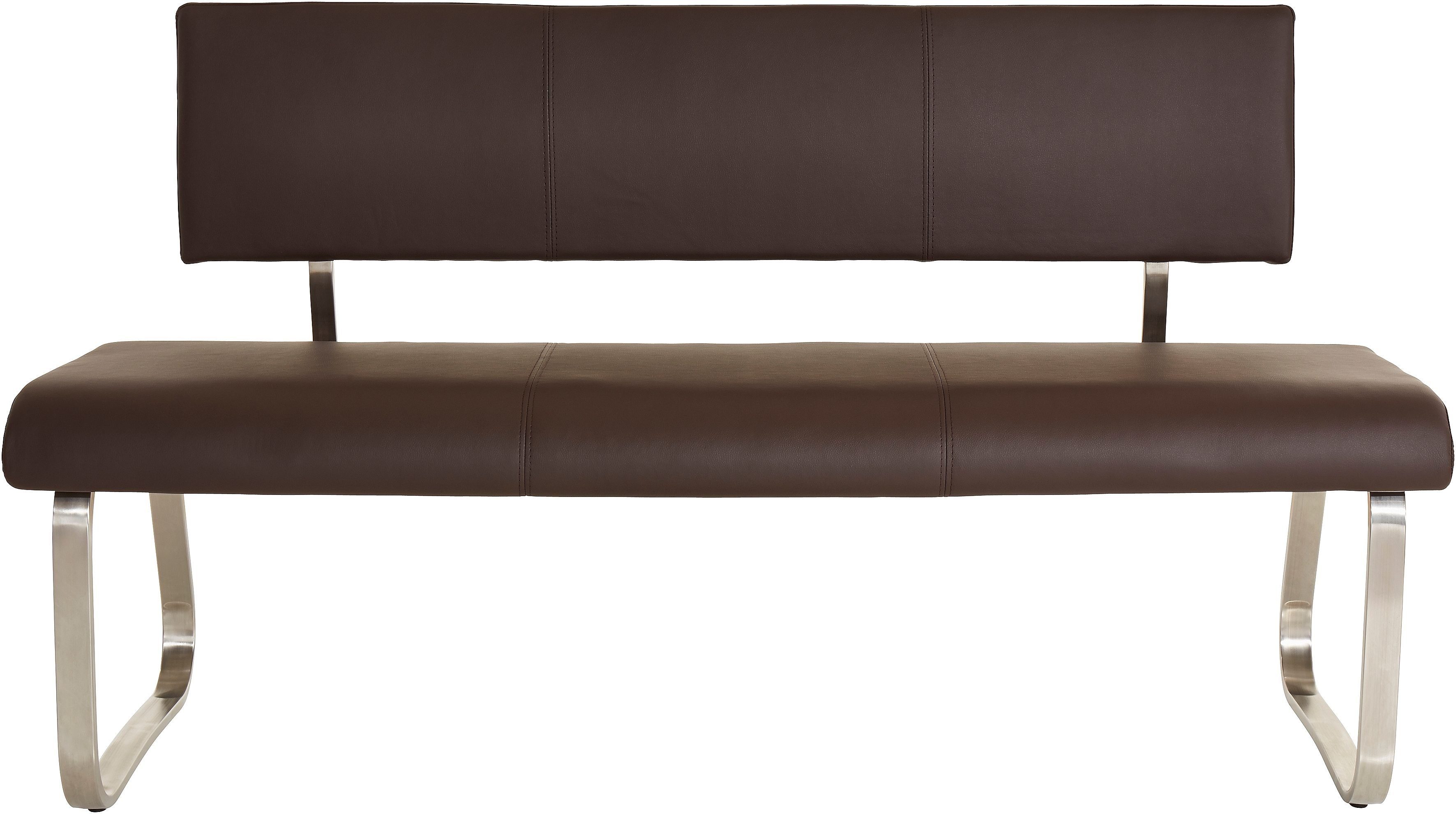 MCA Kunstleder, kg, verschiedenen braun Polsterbank | Breiten furniture bis 280 in braun (1-St), Arco belastbar