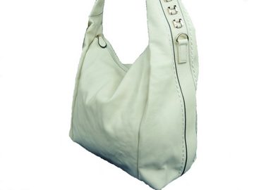 Taschen4life Schultertasche Damen Schulter Shopper AAJ35 mit langen Tragegriffen & Schulterriemen, moderne Beutel-form, mit Zier-Details