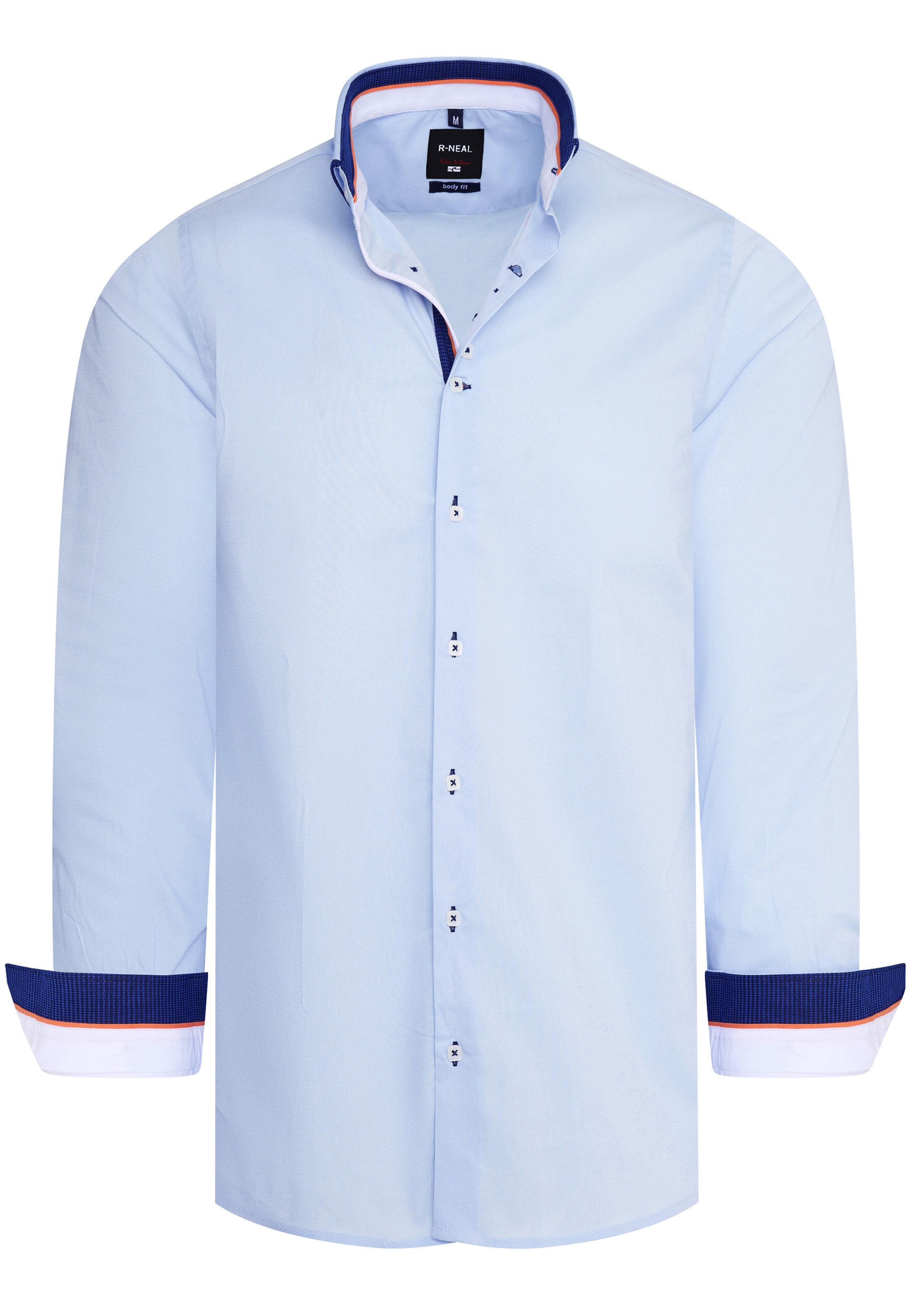R-NEAL Businesshemd Herren Stretch Hemd Slim günstig online kaufen