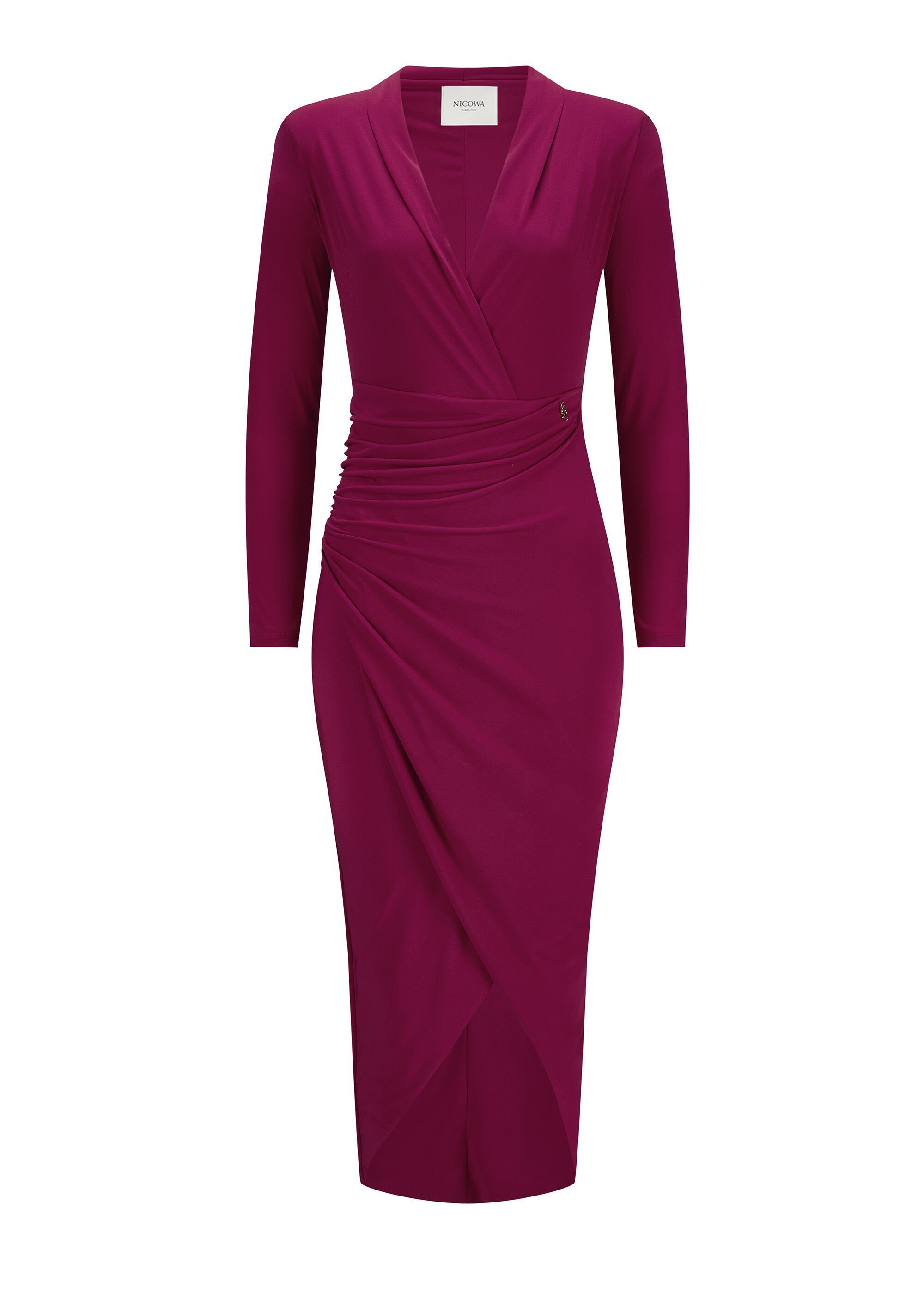 Nicowa Jerseykleid MICIMA (1-tlg) mit geraffter günstig online kaufen