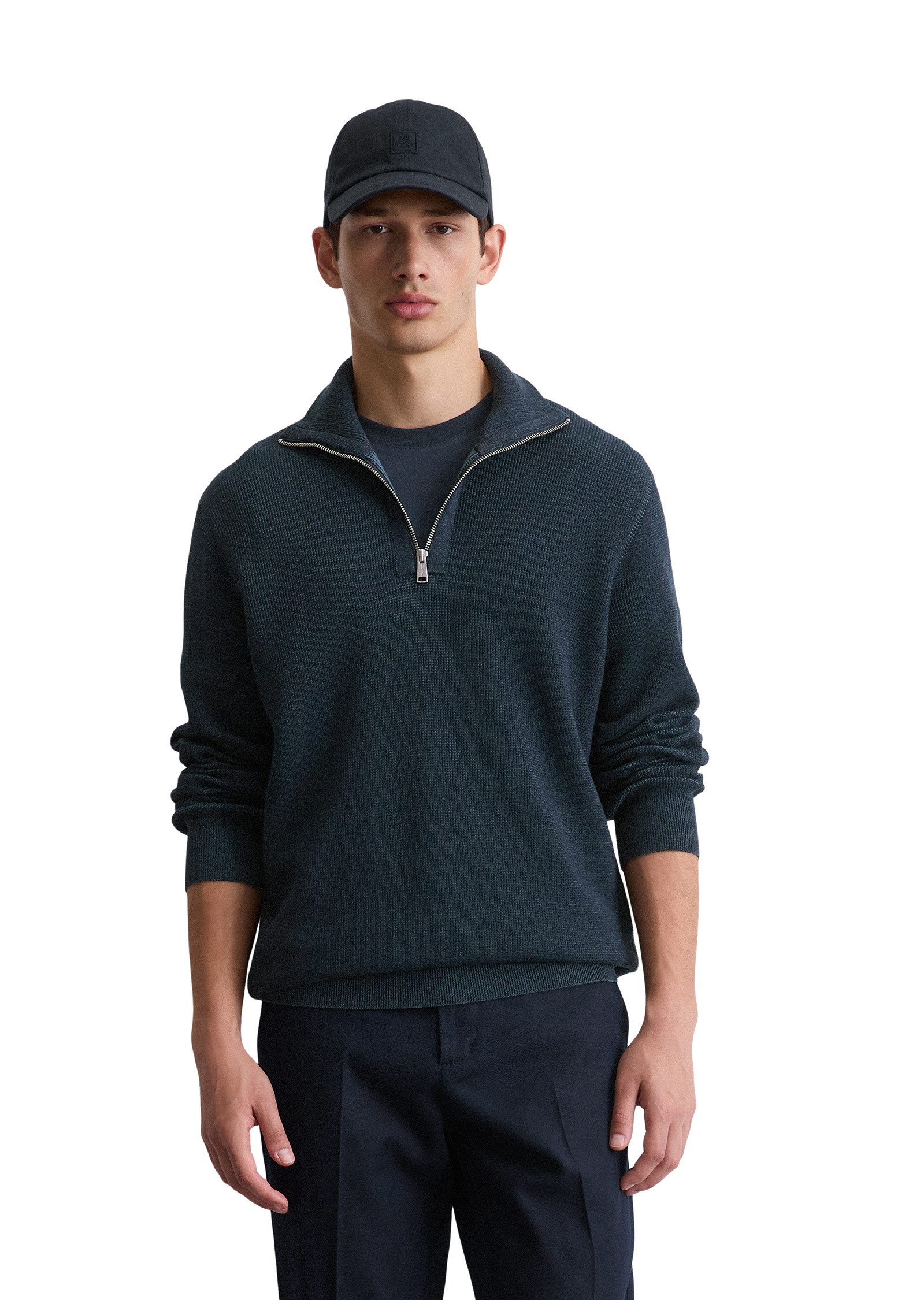 Marc O'Polo Troyer mit garngefärbtem Bi-Color-Effekt günstig online kaufen