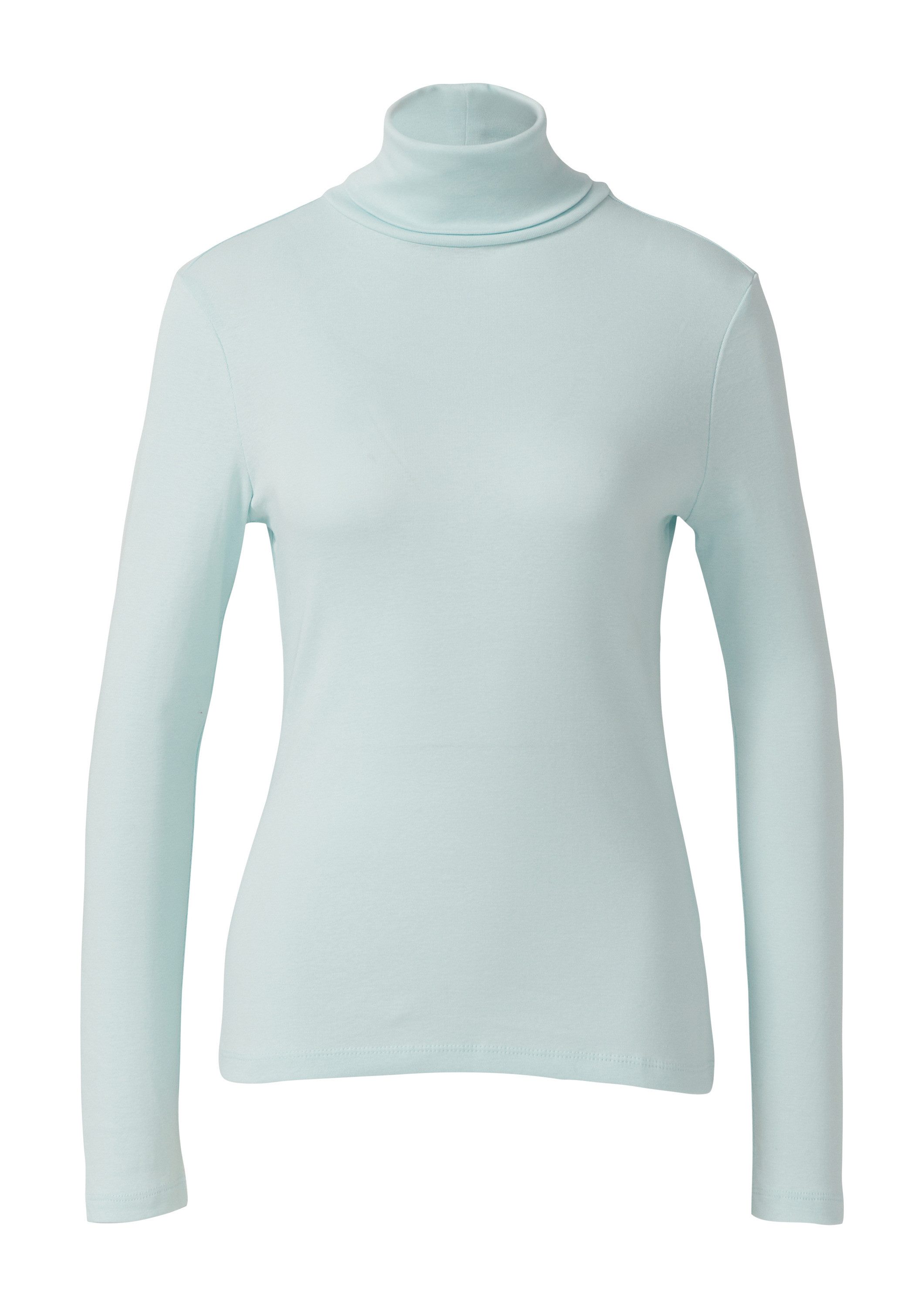 s.Oliver Langarmshirt T-Shirt Longsleeve im Slim Fit mit Rollkragen günstig online kaufen