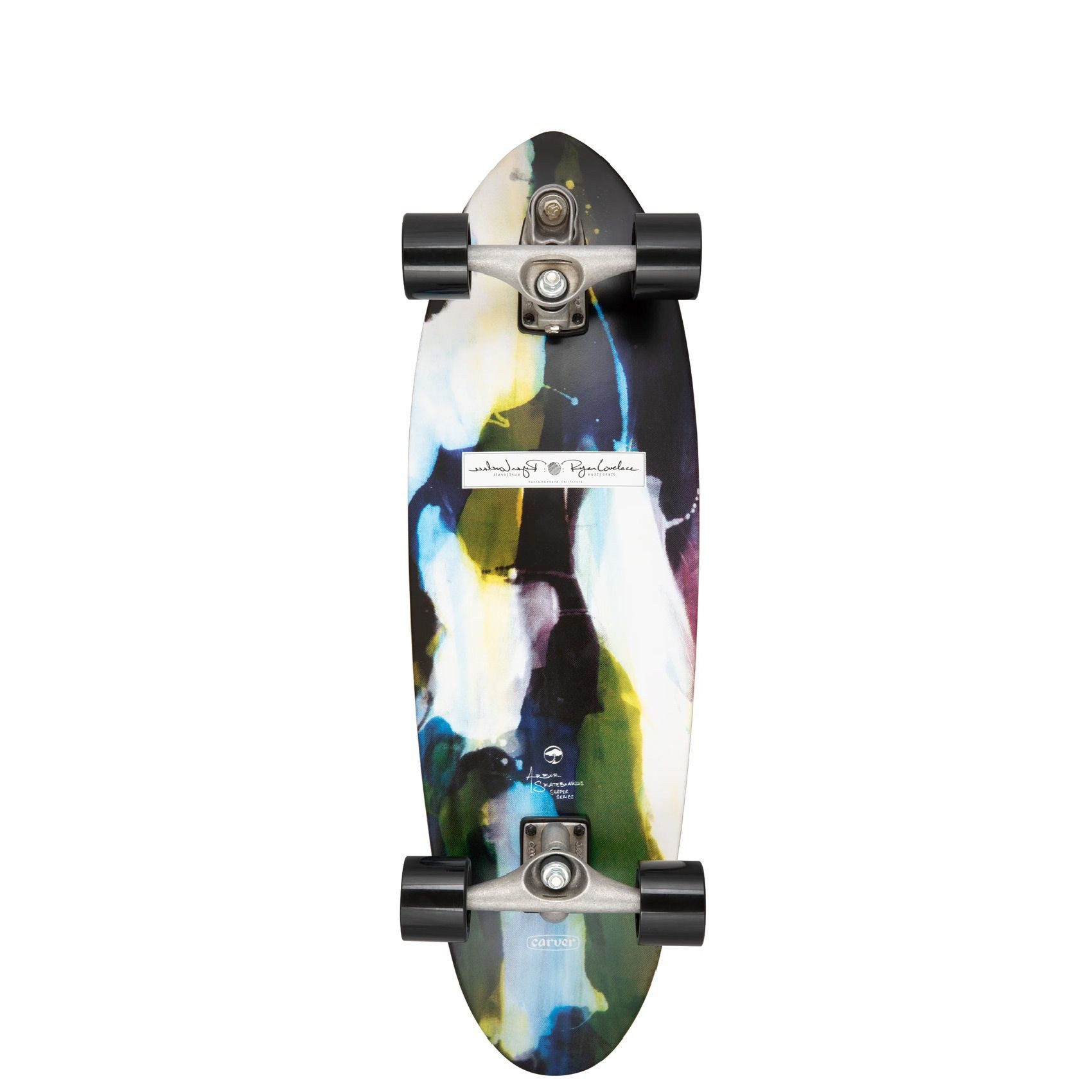 Arbor Collective Minilongboard x Carver C7 Shaper Lovelace 32", Surfskate Board mit Carver C7 Achse
