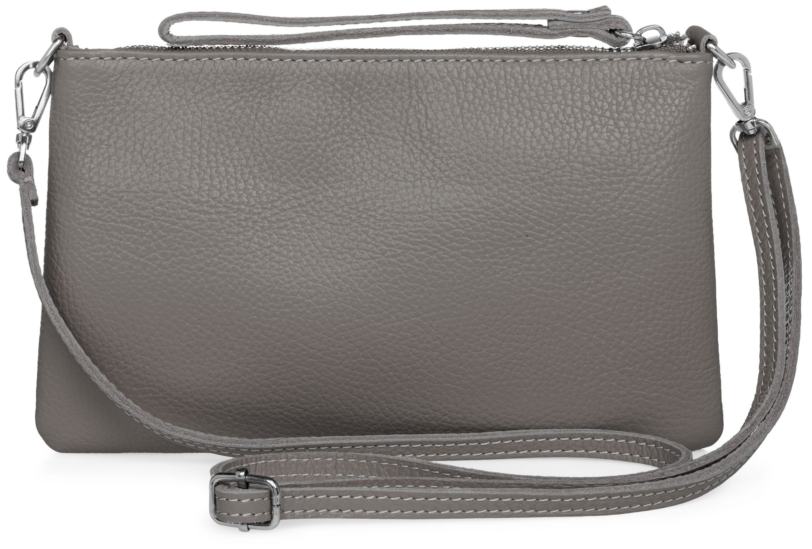 Clutch Abendtasche Kompakte Damen Leder Tasche - CLASSIC LINE - Modell No.834