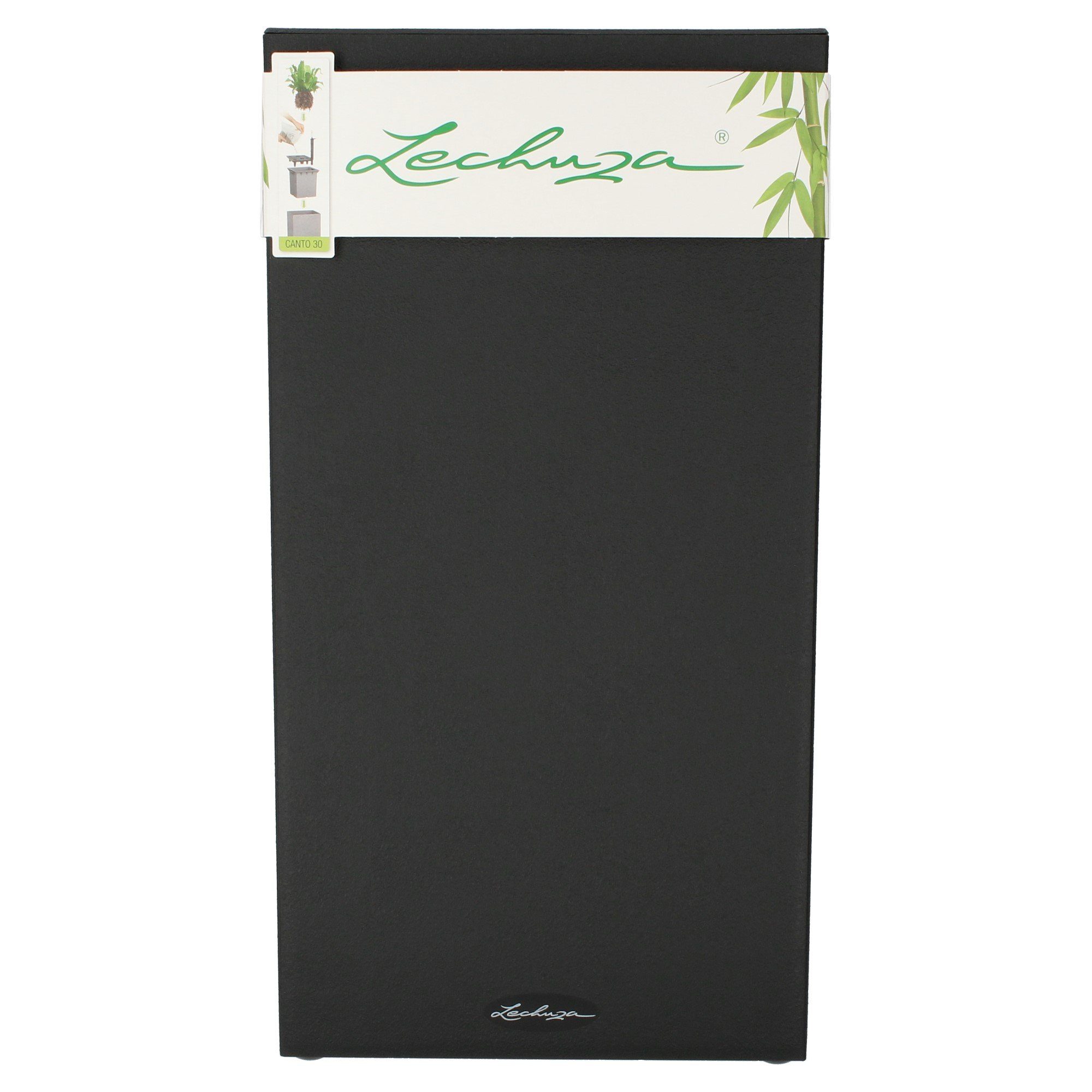 Lechuza Pflanzgefäß Canto Stone high 30 Graphitschwarz 30 cm x 56 cm günstig online kaufen