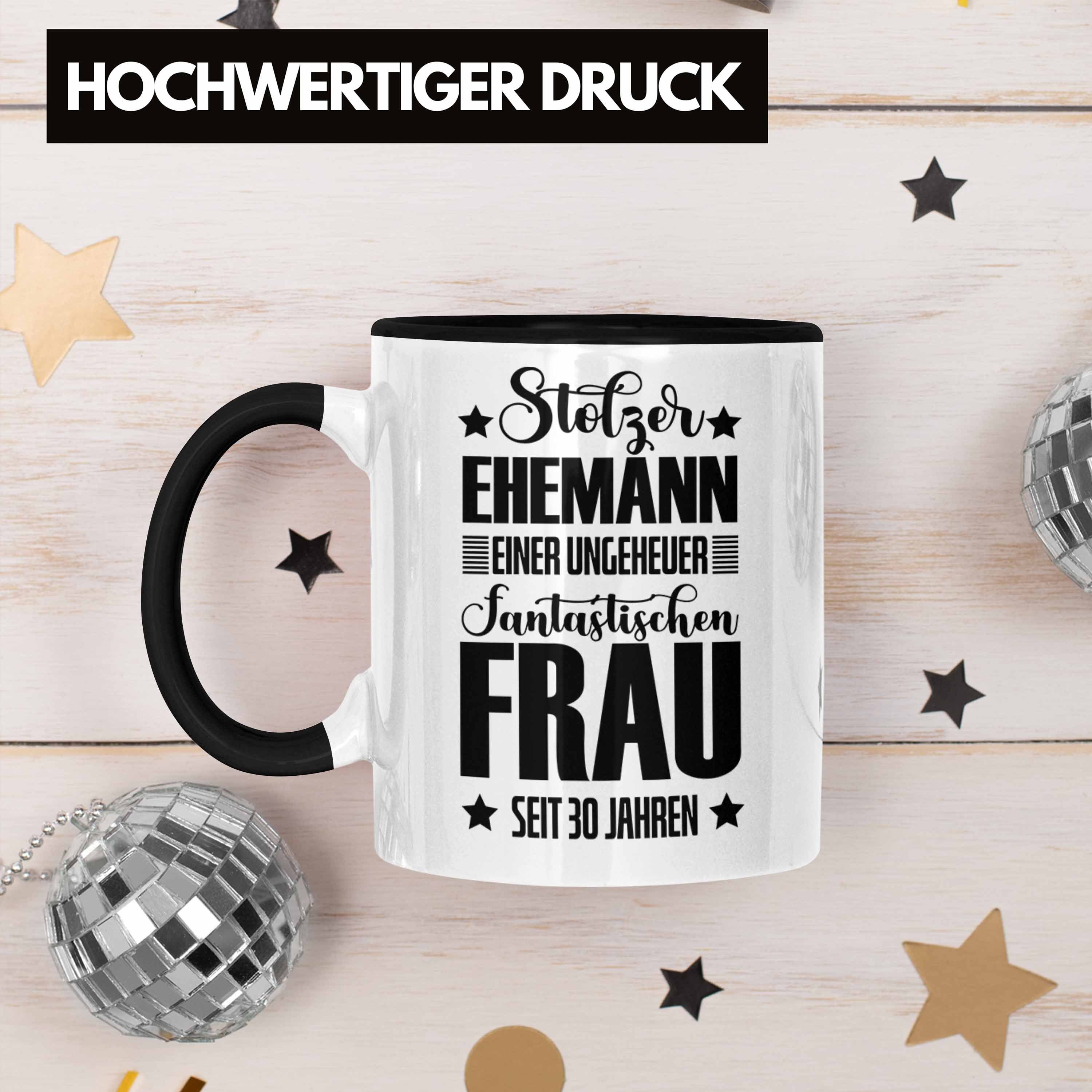 Hochzeitstag Trendation Lustiger Ehemann Jahre Ehemann Schwarz Tasse Bester Geschenk 30 Spruch