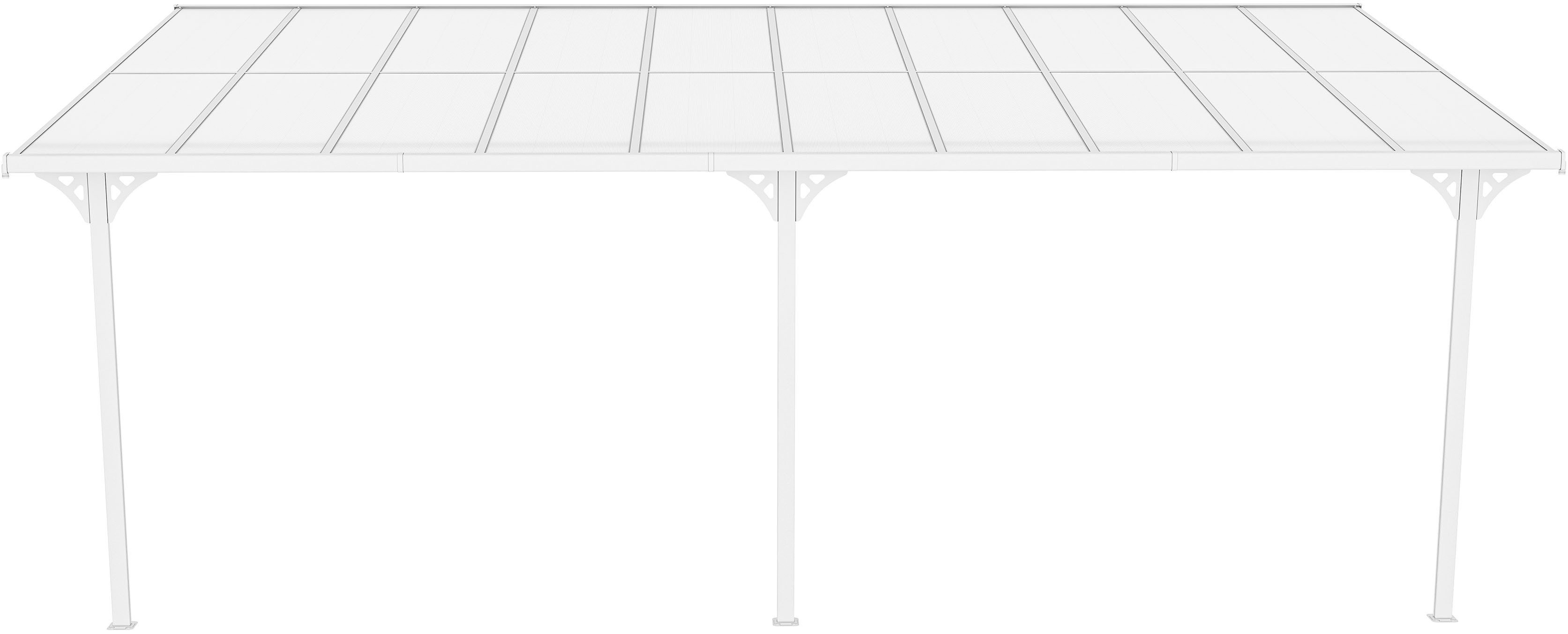 WESTMANN Terrassendach Bruce 617, BxT: 617x300 cm, Bedachung Dachplatten