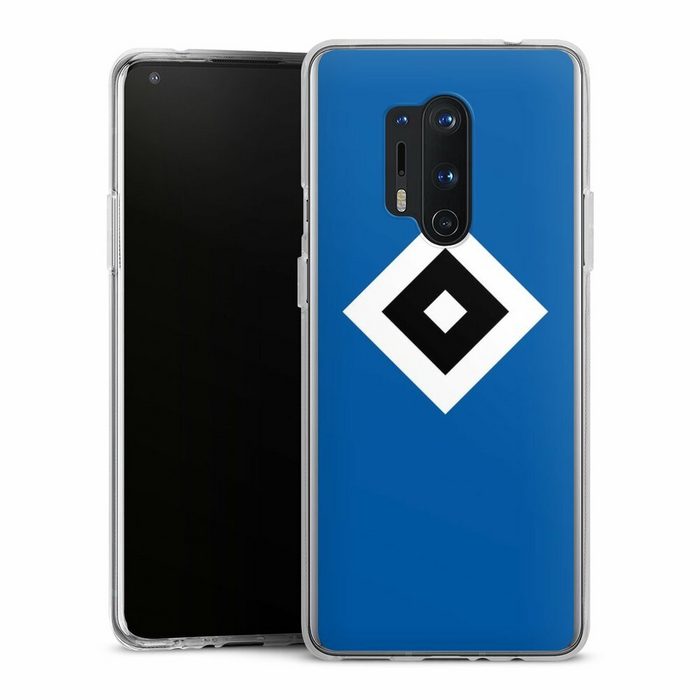 DeinDesign Handyhülle Hamburger SV Logo HSV HSV Blau OnePlus 8 Pro Silikon Hülle Bumper Case Handy Schutzhülle