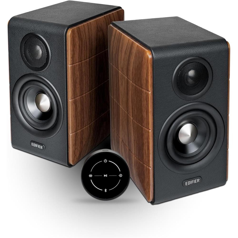Edifier® Edifier S880DB MKII Lautsprecher (Hi-Res Audio Wireless, Walnuss-Holzgehäuse)