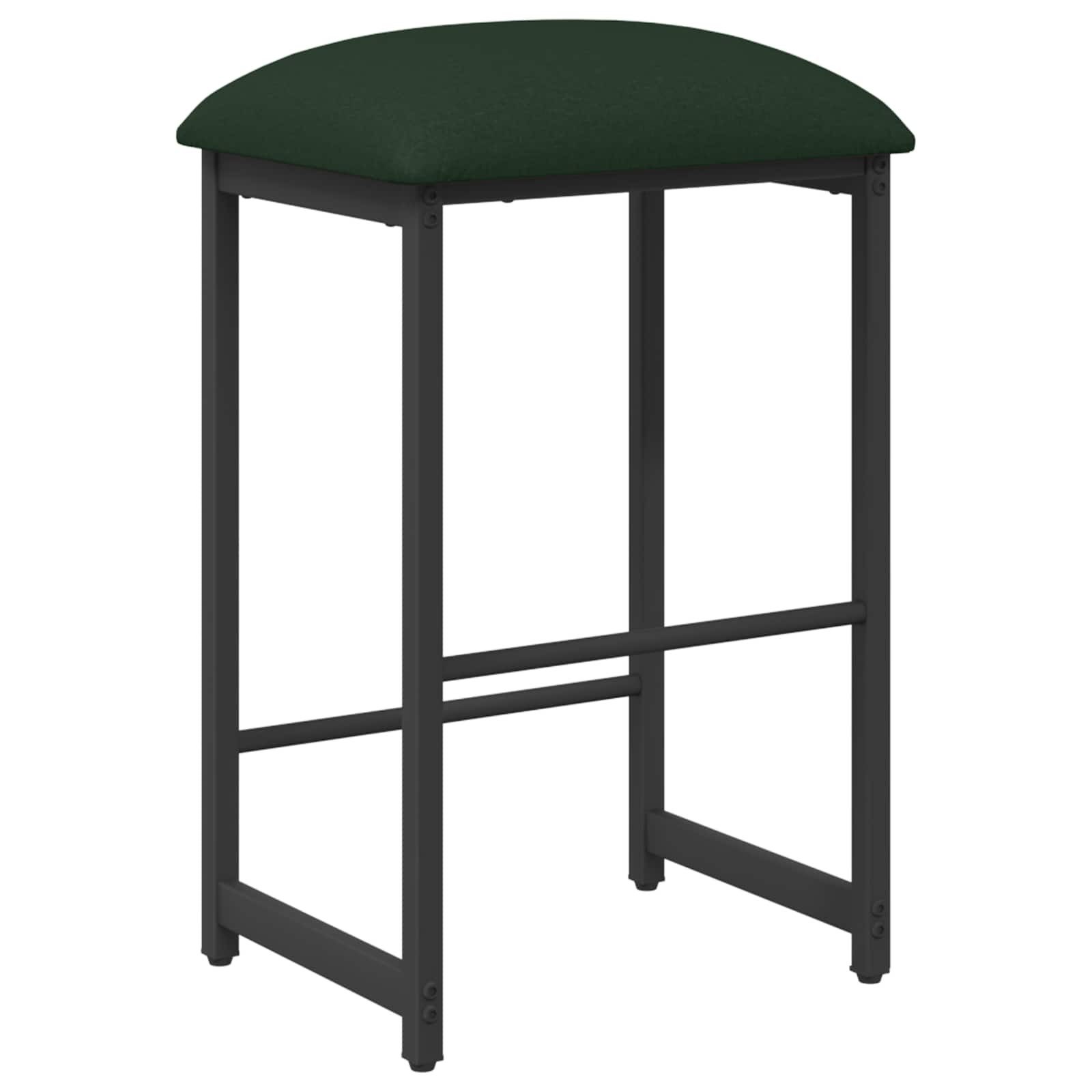 vidaXL Barhocker Barhocker Dunkelgrün 40 x 32 x 74 cm Holzwerkstoff (1 St)