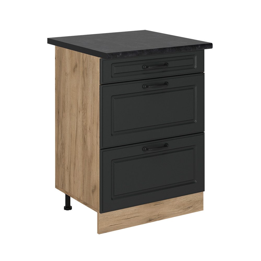 Vicco Unterschrank R-Line, Beton/Goldkraft Eiche, 60 günstig online kaufen