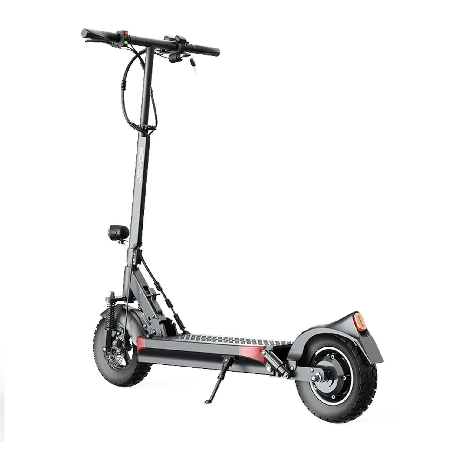 JOYOR E-Scooter Offroad Elektroroller Y6-S 10 Zoll 18 Ah Akku, 38 km/h, (1 tlg), Diebstahlsicherung, hohe Reichweite