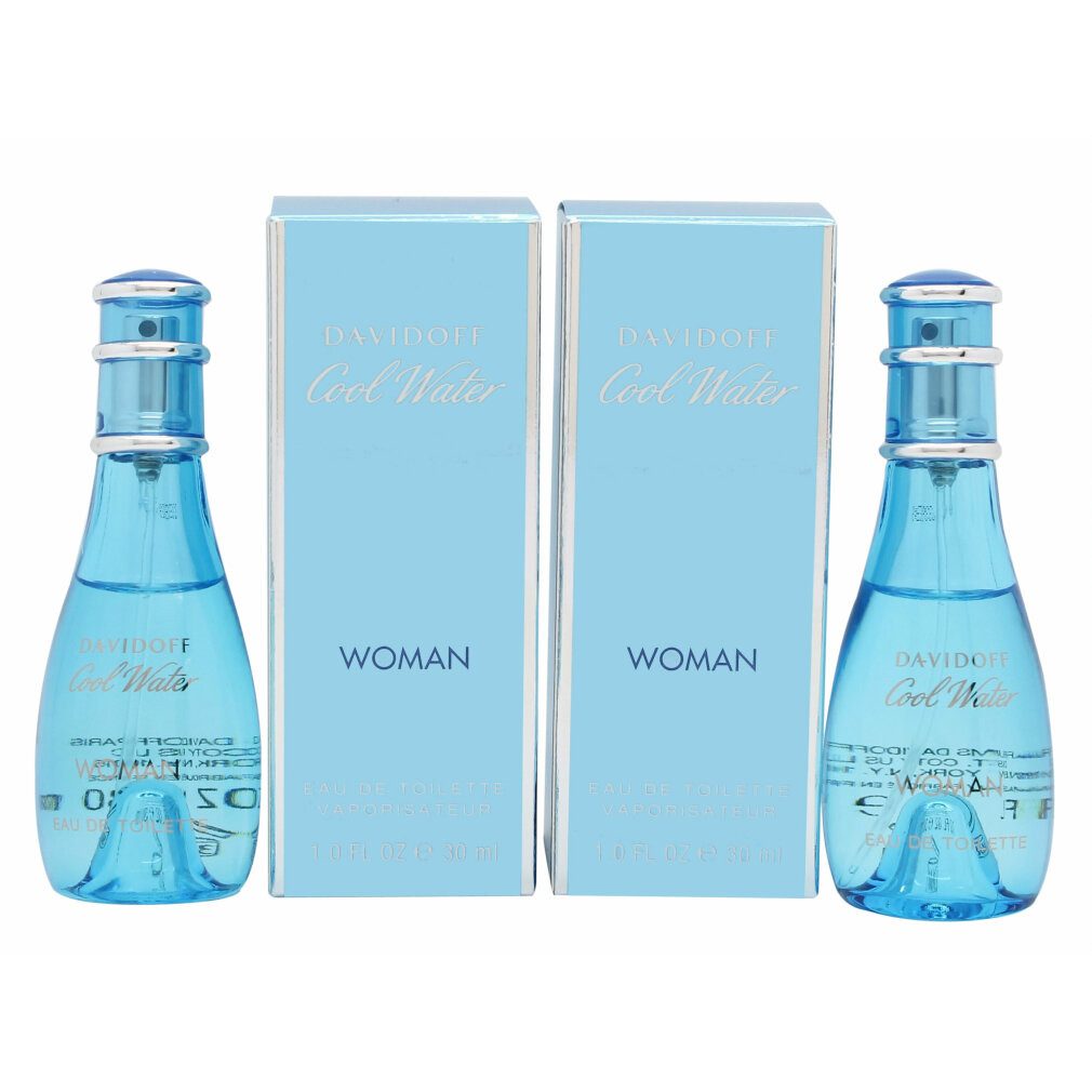 Eau de Toilette Cool Water Woman Geschenkset Duo Pack 2x 30ml EDT