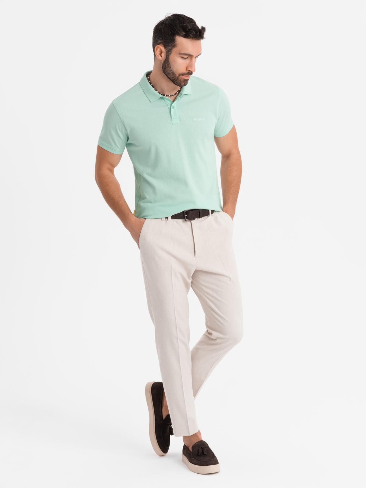 OMBRE Poloshirt Poloshirt aus Baumwoll-Piqué-Strick günstig online kaufen