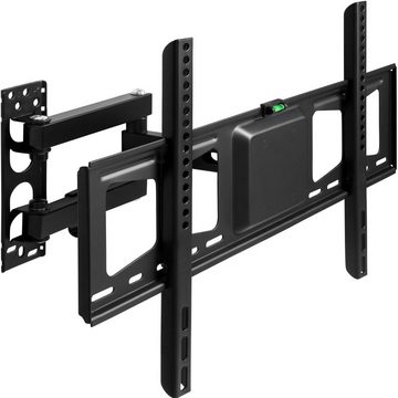 tectake TV Wandhalterung neigbar, schwenkbar für 32" TV-Wandhalterung, (mit Montagematerial, Hohe Qualität)