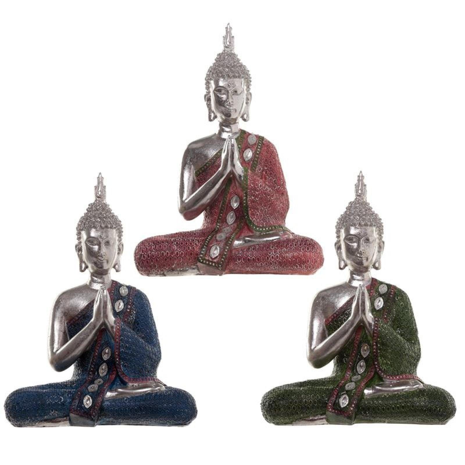 Puckator Buddhafigur Betrachtung Metallischer - Buddha Thai