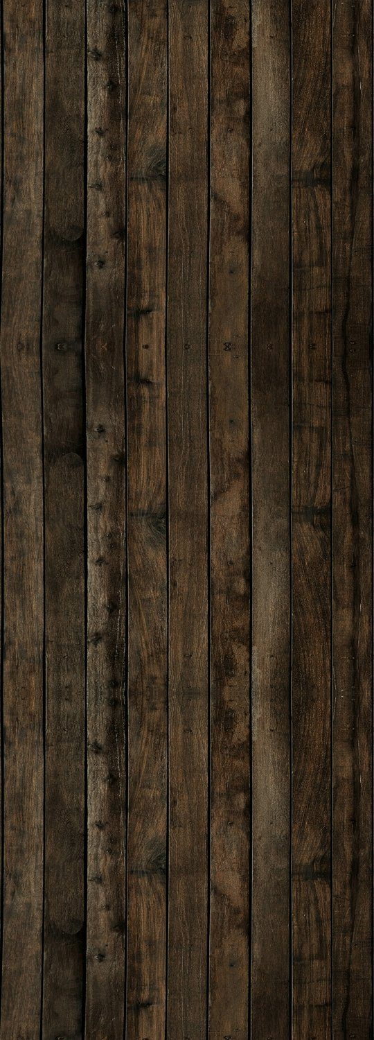 queence Vinyltapete Holzoptik, glatt, Holz, Motiv, Retro, bedruckt, gemustert, 90x250cm, selbstklebend, kinderleichte Anbringung, Sticker