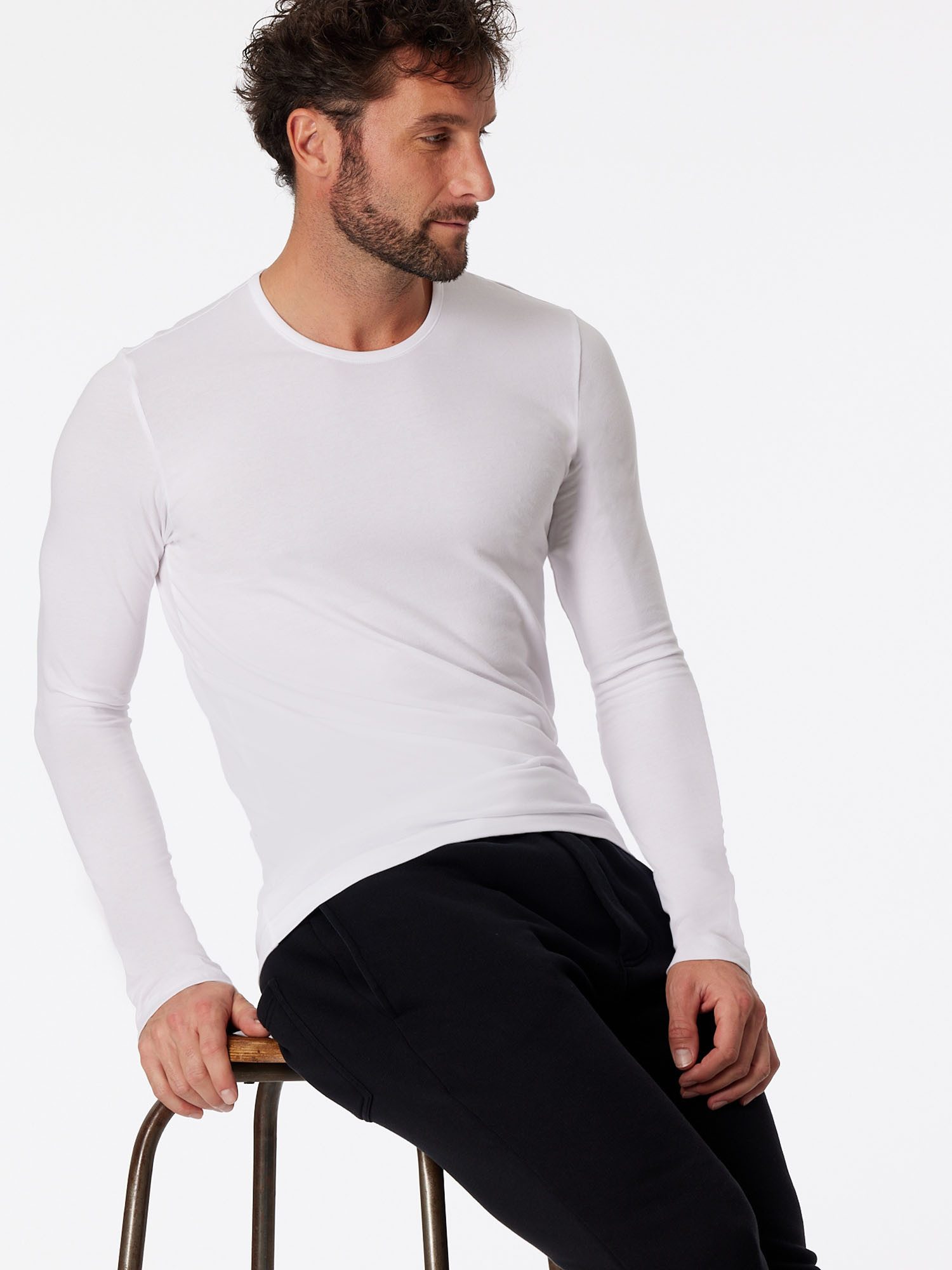Schiesser Longsleeve 95/5 Originals (2-tlg) unterhemd günstig online kaufen
