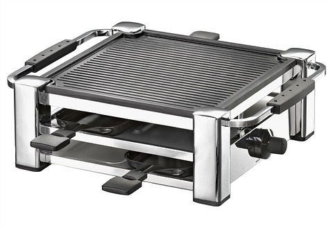 Rommelsbacher Raclette RCC1000, 4 Raclettepfännchen, 1000 W