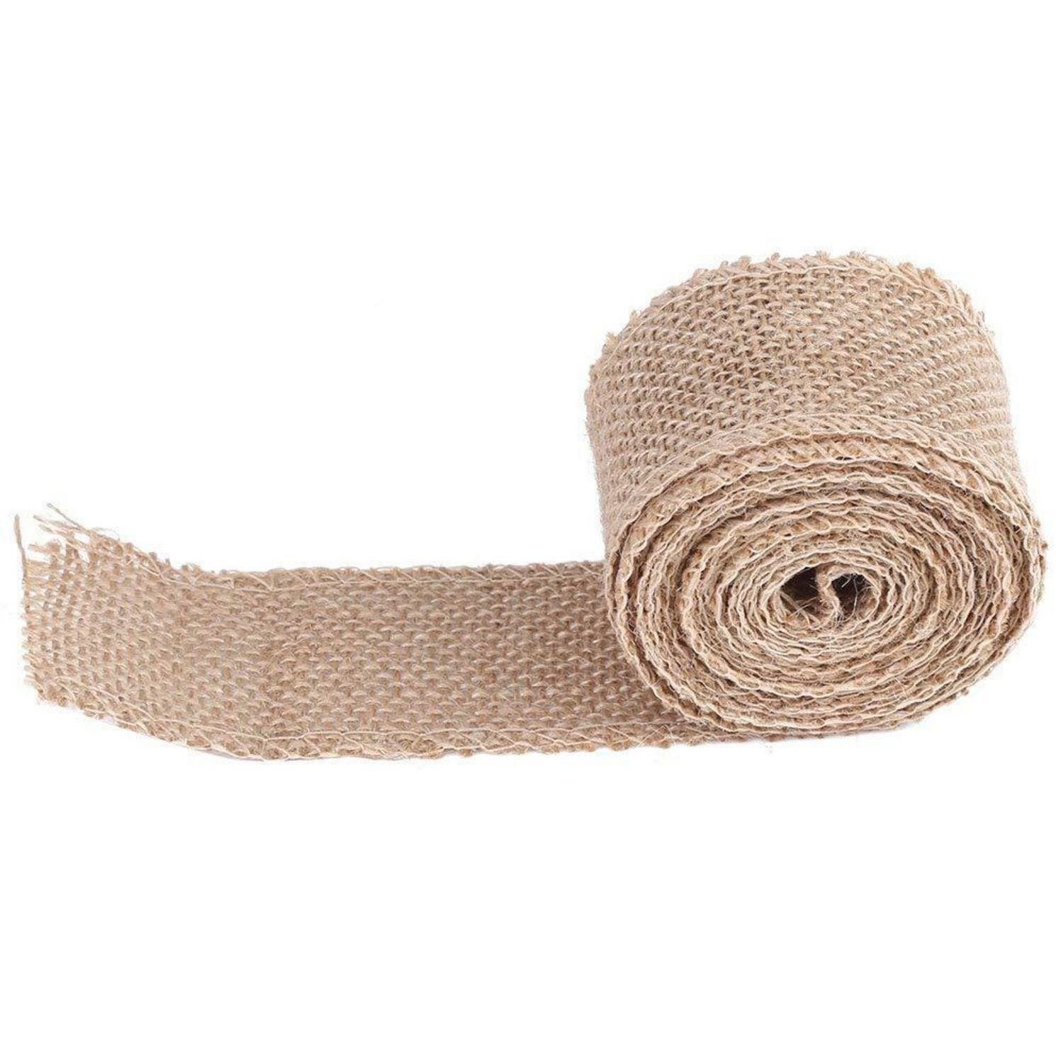 LuxusKollektion Tischband Jute Tischläufer 300cm Hochzeit
