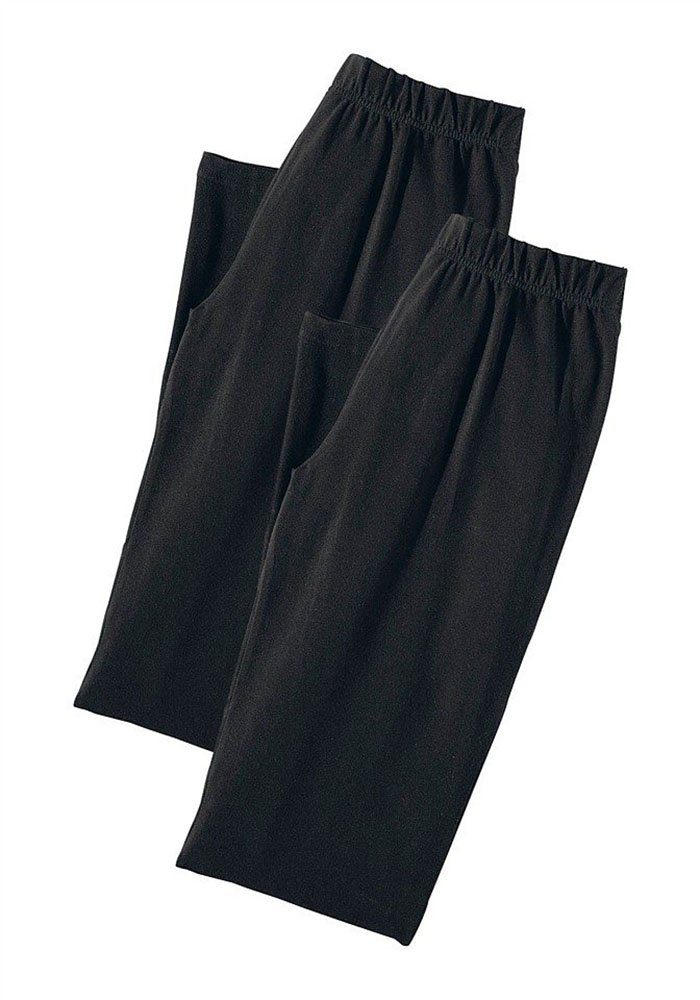 Vivance Active by Lascana Caprihose (2er-Pack) mit Gummibund, Loungewear – Bild 2 von 3