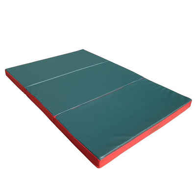 NiroSport Weichbodenmatte 150 x 100 x 8 cm klappbar Turnmatte Gymnastikmatte Fitnessmatte (1er-Set), abwaschbar, robust
