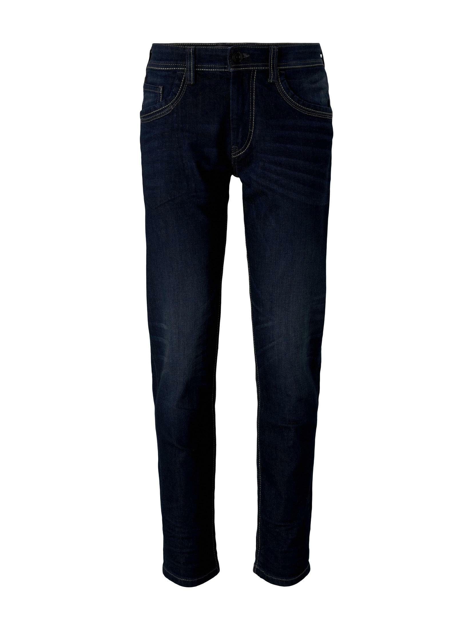 Straight-Jeans mit Marvin Jeans Taschendetails TOM TAILOR Straight