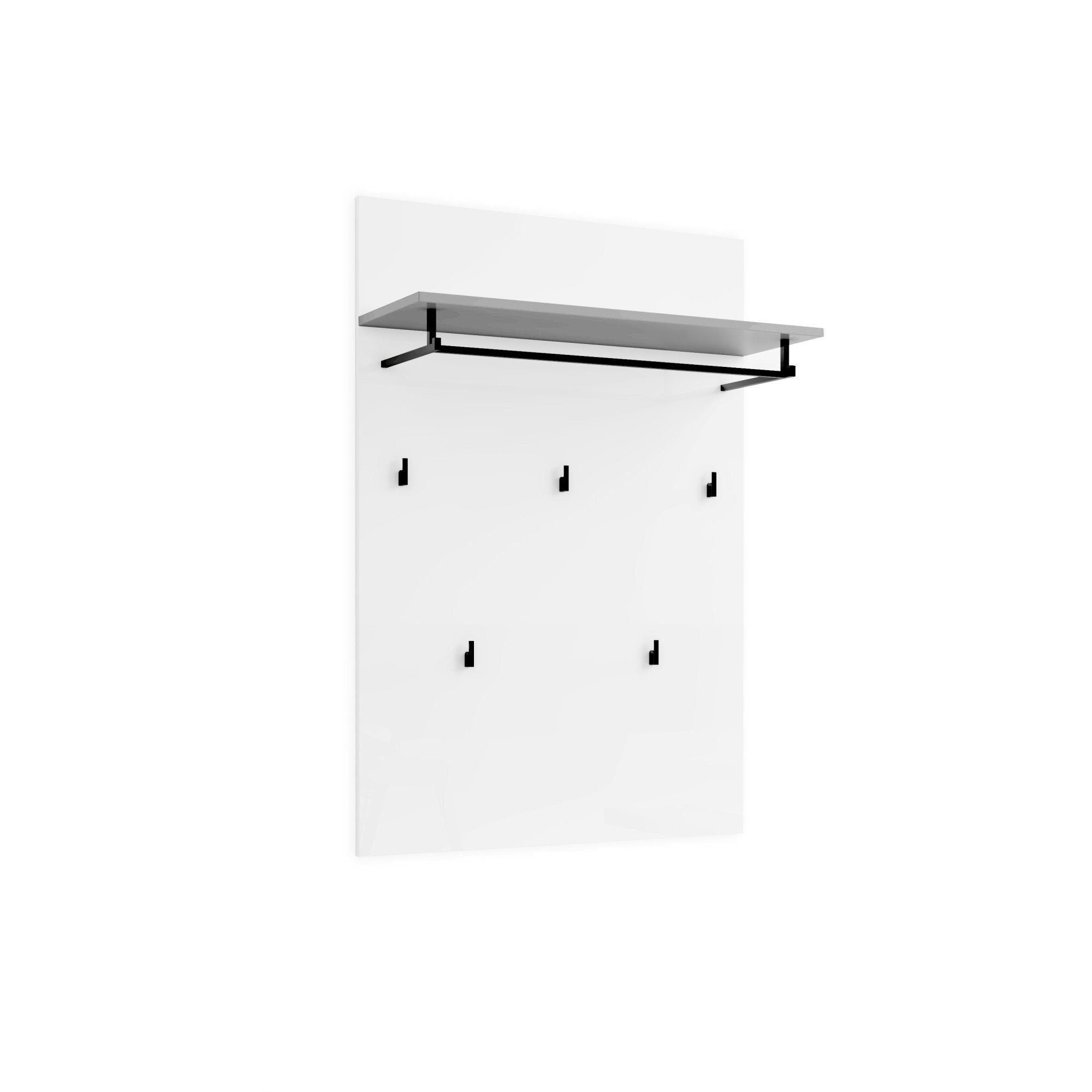 freiraum Garderobenpaneel Atrium, in wei, Holzwerkstoff - 80x115x28cm (BxHxT)