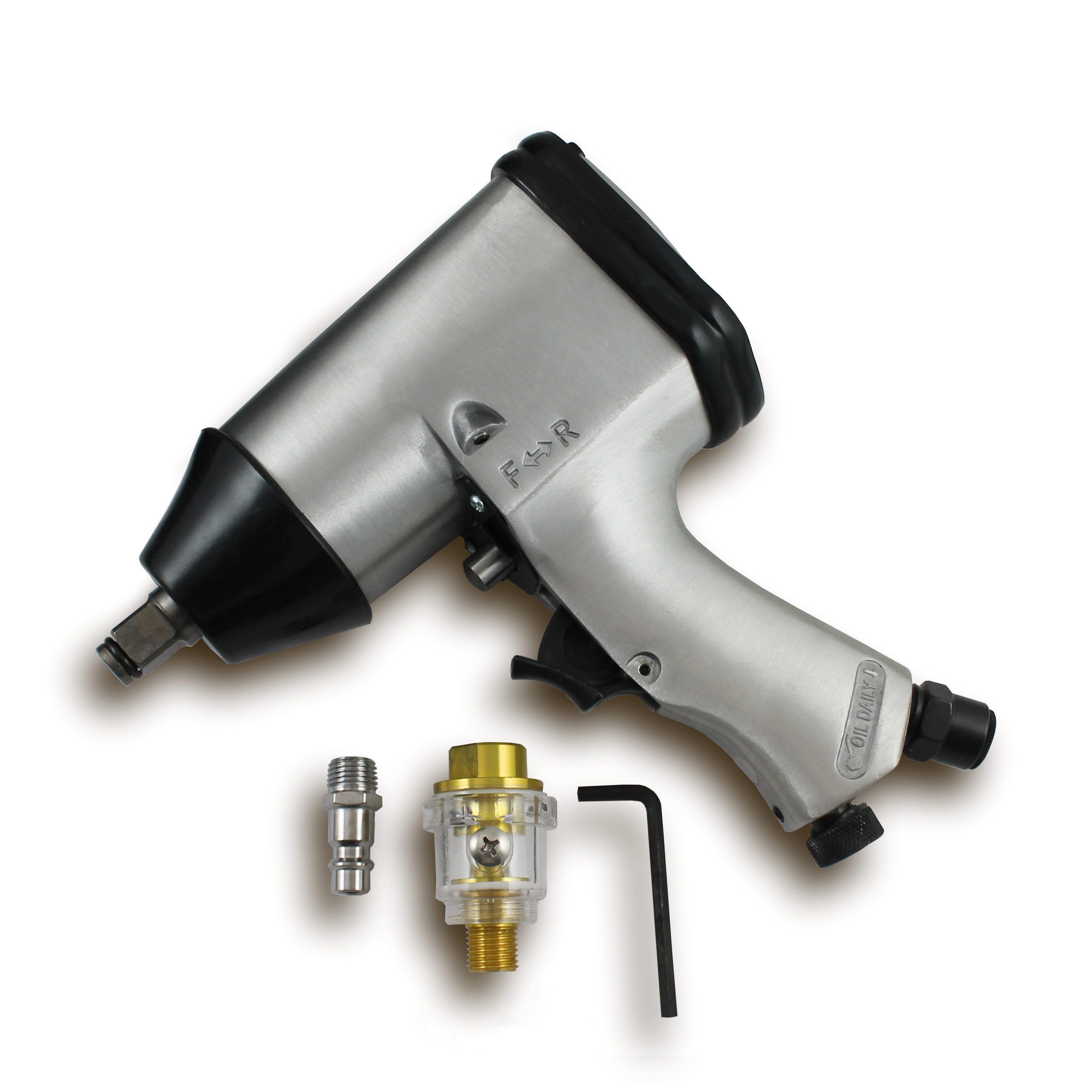 Bituxx Druckluft-Schlagschrauber Druckluft Schlagschrauber Set 16 tlg., 311 Nm, (MS-15205)