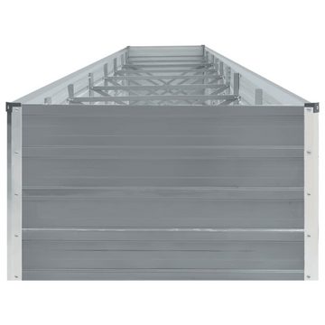 furnicato Hochbeet Garten-Verzinkter Stahl 600x80x45 cm Grau